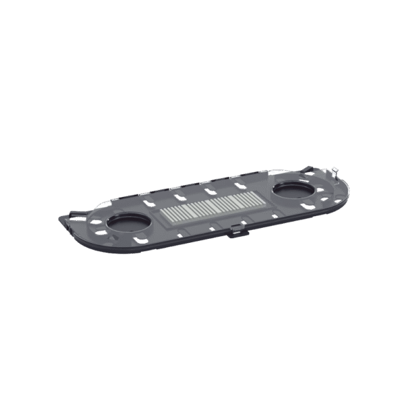 FOSMF-AD-1-l Charola de Empalme para Fibra Óptica, Para Protección de 24 Empalmes de Fusión o Mecánicos, Compatible con los Paneles FCEU