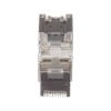 FPS6X88MTGX-AD-2-l Plug RJ45 Blindado, Instalación Recta, Terminación en Campo Certificable, Compatible con Cat5e, Cat6 y Cat6A, Color Plata, Paquete de 10 Piezas, Incluye herramienta.