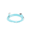 FZ2ERLNLNSNM003-AD-2-l Jumper de Fibra Optica Multimodo 50/125 OM4, LC-LC Duplex, OFNR (Riser), Color Aqua, 3 Metros