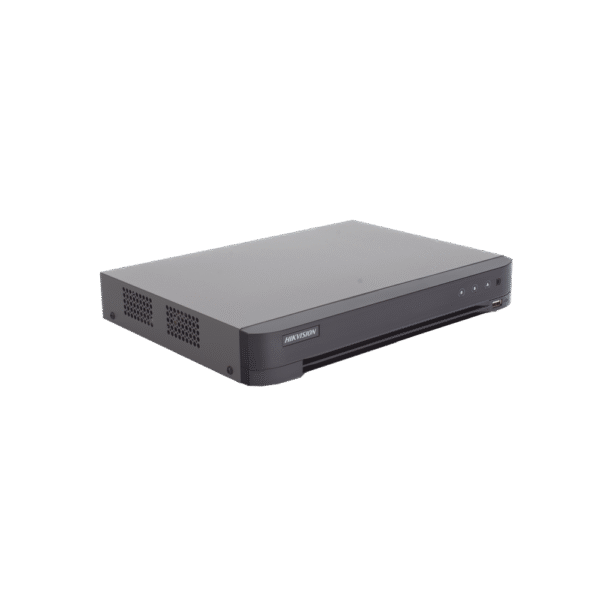 IDS7204HQHIM1_XT-AD-3-l DVR 4 Canales TurboHD + 2 Canales IP / 5 Megapixel Lite - 3K Lite / Acusense (Evista falsas alarmas) / Audio por Coaxitron / 1 Bahía de Disco Duro / Salida de Video en Full HD