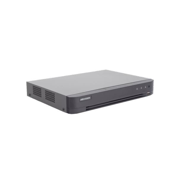 IDS7208HQHIM1_XT-AD-3-l DVR 8 Canales TurboHD + 2 Canales IP / 5 Megapixel Lite - 3K Lite / Acusense (Evista falsas alarmas) / Audio por Coaxitron / 1 Bahía de Disco Duro / Salida de Video en Full HD