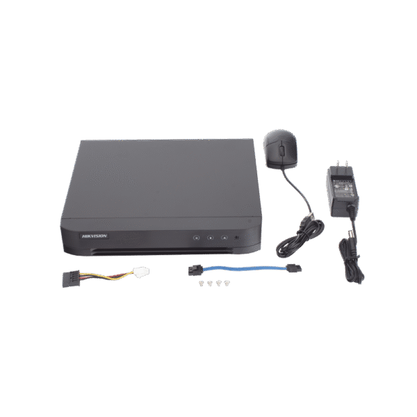IDS7208HQHIM1_XT-AD-5-l DVR 8 Canales TurboHD + 2 Canales IP / 5 Megapixel Lite - 3K Lite / Acusense (Evista falsas alarmas) / Audio por Coaxitron / 1 Bahía de Disco Duro / Salida de Video en Full HD