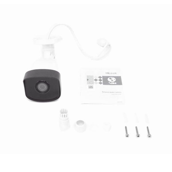 HiLook Series / Bala IP 4 Megapixel / 30 mts IR / Exterior IP67 / PoE / WDR 120 dB / Lente 2.8 mm / H.265+ / Onvif