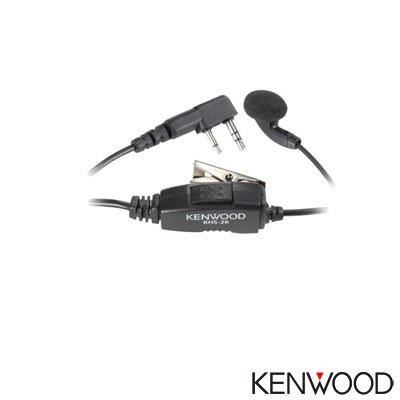 KHS26det Micrófono miniatura con clip y audífono P/ TK2202/3202L, TK2302/3302, TK2000/3000, TK2402/3402, TK2312/3312, NX240/340, NX220/320