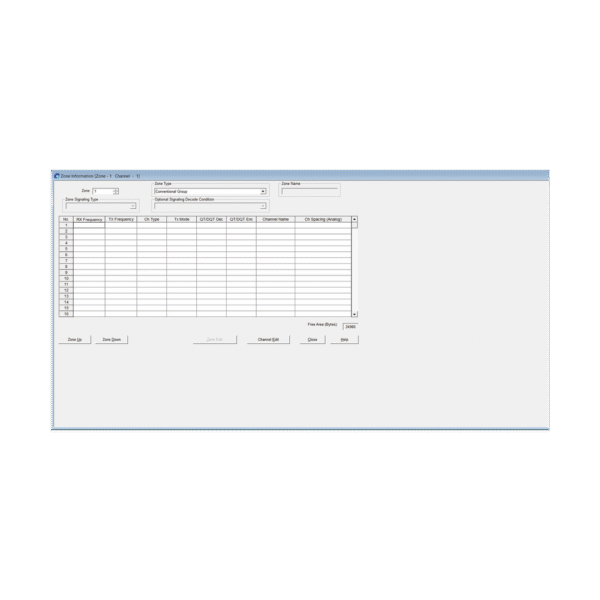 KPGD6K-l Software de Programación para radios serie NX-1000