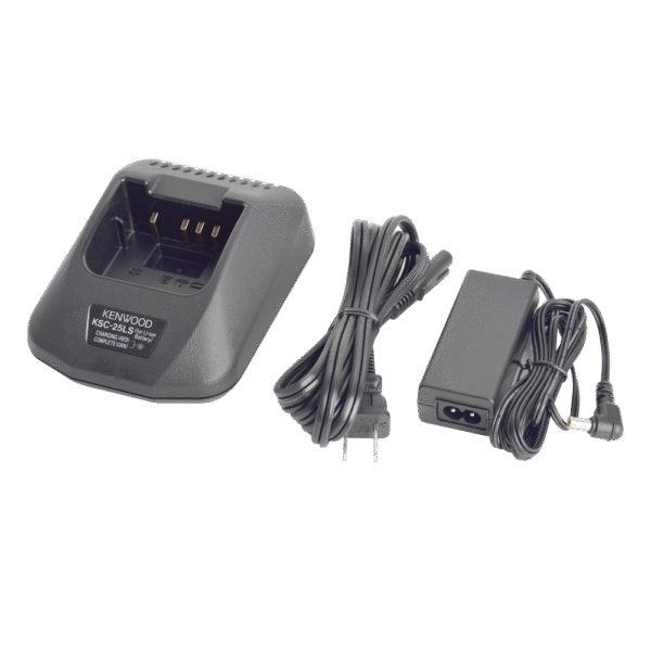 KSC25LSK-l Cargador rápido de escritorio para baterías KNB-24LS, KNB-25A, KNB-26N, KNB-35L, KNB-40L, KNB-40LCV, KNB-55L, KNB-57L, KNB-79LCM.