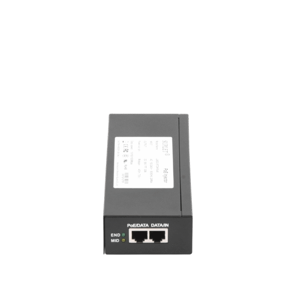 LAS3057CNRJ45-AD-4-l Inyector Super Hi-PoE / 56 Vcd / 30 Watts / Para Domos HIKVISION PTZ / IP (-AE / DE) / Soporta 802.3 af /at