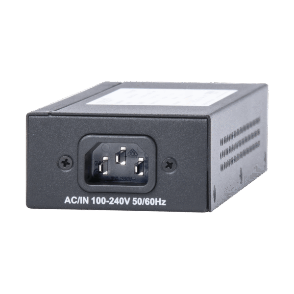 Inyector Super Hi-PoE / 56 Vcd / 60 Watts / Para Domos HIKVISION PTZ / IP (-AE / DE) / Soporta 802.3 af / at