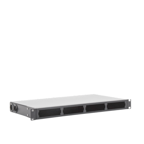 LPODF8024-AD-3-l Distribuidor de fibra óptica vacio 19in, Acepta 4 placas Acopladoras de Linkedpro, hasta 48 fibras, 1UR, Incluye charola de empalme