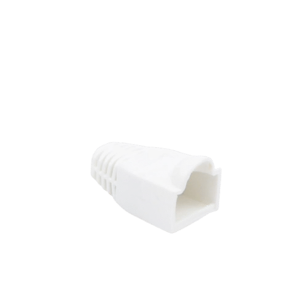 Capa Plástica para protección de Plug RJ45, Color Blanco