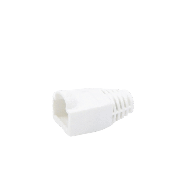 Capa Plástica para protección de Plug RJ45, Color Blanco