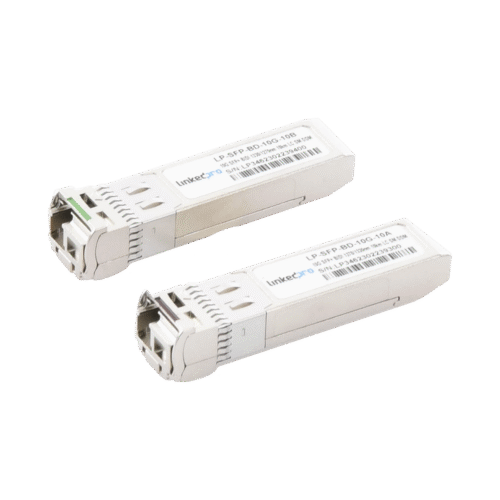 LPSFPBD10G10-l Transceptores Bidireccionales SFP+ (Mini-Gbic) / Monomodo / 10 Gbps de velocidad / Conector LC / Hasta 10 km de Distancia / 2 Piezas