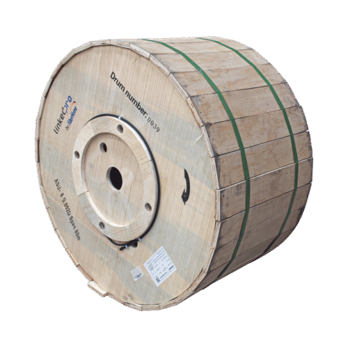 MINIADSS08C_4KM-l Carrete de 4 km de Fibra Óptica Aérea Mini ADSS (ASU) G.652D, Monomodo de 8 Hilos, Exterior, Span 80, Loose Tube