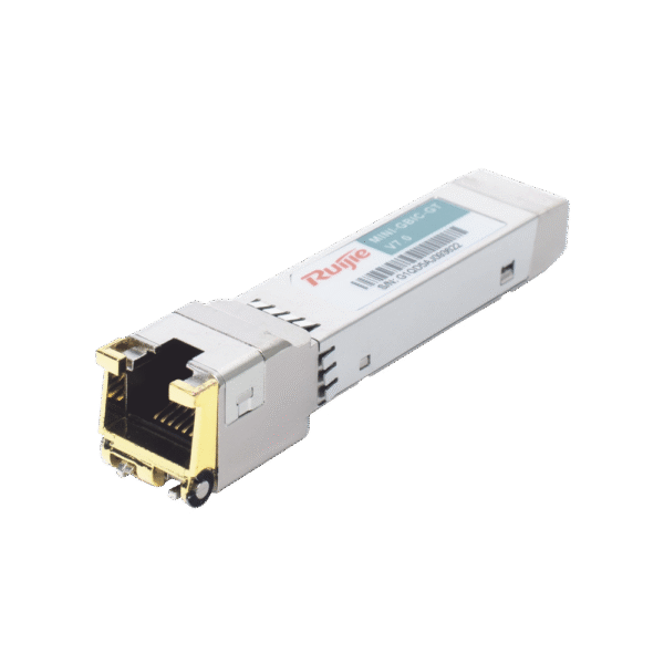 Módulo Transceptor Mini-GBIC-GT 1000BASE-T SFP a Cobre RJ45 para 100 Metros
