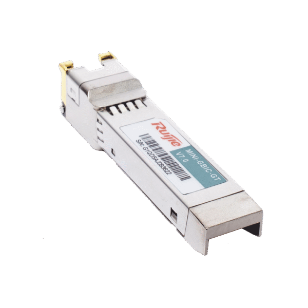 Módulo Transceptor Mini-GBIC-GT 1000BASE-T SFP a Cobre RJ45 para 100 Metros