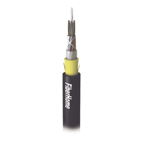 OCADSS12CS100-l Kilómetro de Fibra Óptica Aérea (ADSS) G.652D, Monomodo de 12 Hilos, Exterior, Span 100, Loose Tube