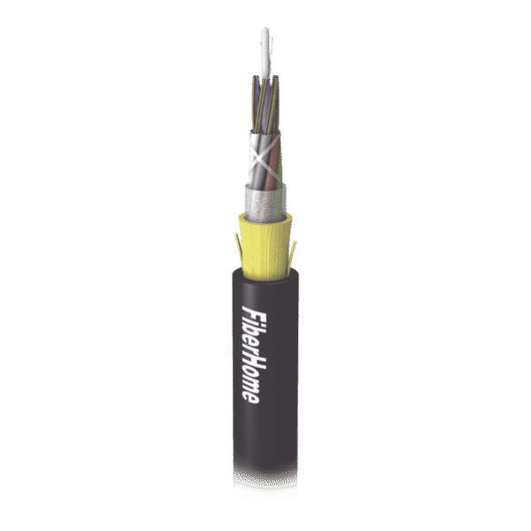 OCADSS12CS100-l Kilómetro de Fibra Óptica Aérea (ADSS) G.652D, Monomodo de 12 Hilos, Exterior, Span 100, Loose Tube
