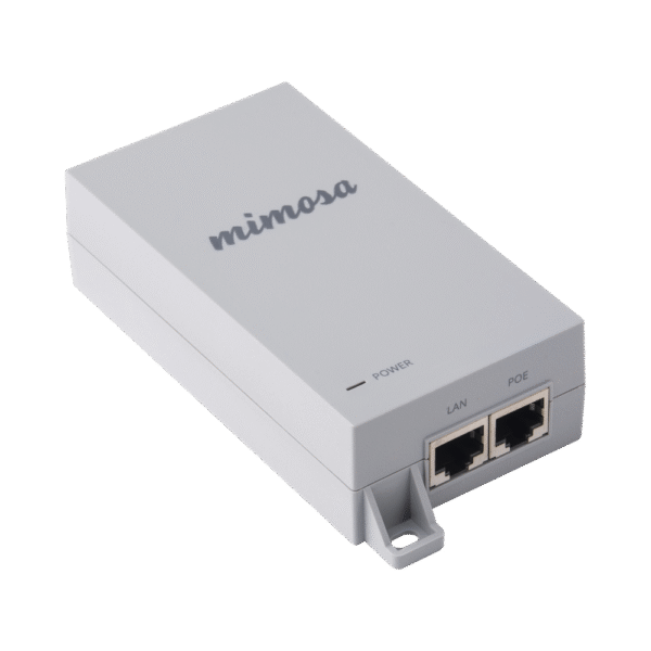 POE50V-FRENTE-l Inyector PoE Pasivo Gigabit 50 Vcd para radios A5x, A5c, B5c, B5, B11, B24, C5c, C5x, C6x Mimosa (502-00022)