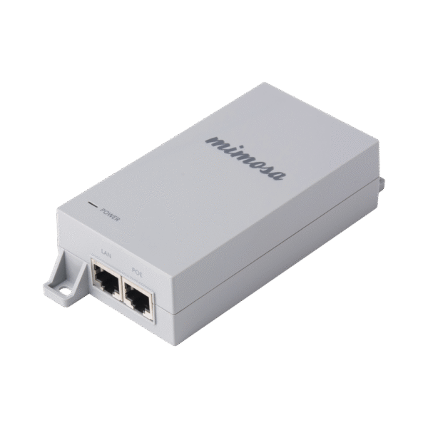 POE50V-l Inyector PoE Pasivo Gigabit 50 Vcd para radios A5x, A5c, B5c, B5, B11, B24, C5c, C5x, C6x Mimosa (502-00022)