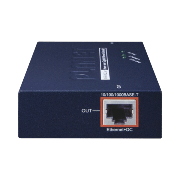 POEE201-FRENTE-l Extensor 100m PoE 802.3af/at de 1 puerto 10/100/1000 Mbps