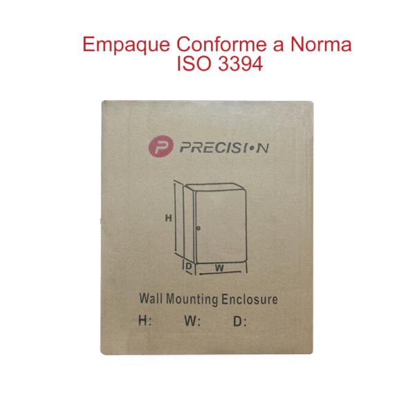 PST304020A-AD-5-l Gabinete de Acero IP66 Uso en Intemperie (300 x 400 x 200 mm) con Placa Trasera Interior y Compuerta Inferior Atornillable (Incluye Chapa y Llave).