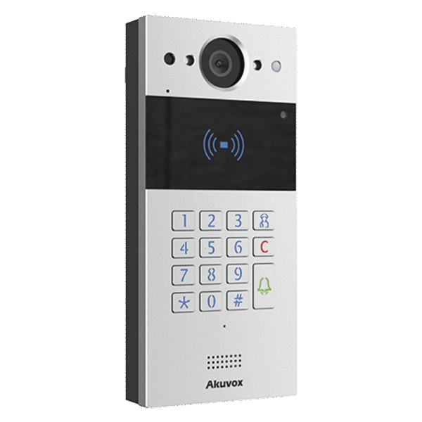 Videoportero IP Multiapartamento / SIP / Administración en la Nube / Acceso por Tarjeta, PIN y NFC / Compatible con App SmartPlus