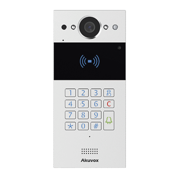 Videoportero IP Multiapartamento / SIP / Administración en la Nube / Acceso por Tarjeta, PIN y NFC / Compatible con App SmartPlus