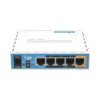 RB951UI2ND-l (hAP) 4 Puertos Fast Ethernet y Wi-Fi 2.4 GHz 802.11 b/g/n, Puerto USB, PoE in/out