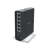 RB952UI5AC2NDTC-LAT-IZQ-l (hAP ac lite Tower) 5 Puertos Fast Ethernet, WiFi Doble Banda 802.11ac, Base tipo Torre