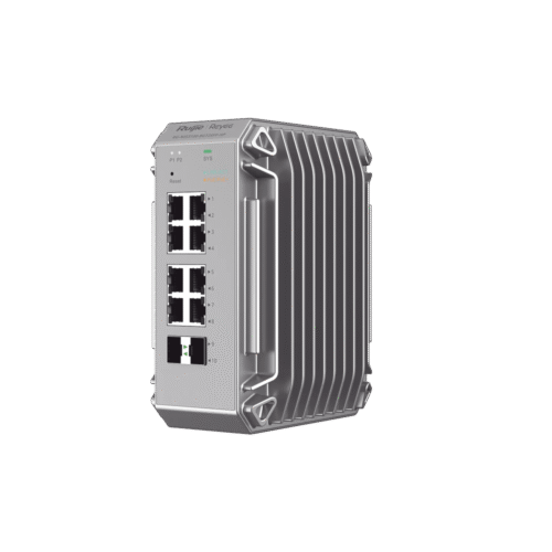 RGNIS31008GT2SFPHP-l Switch de Verdadero Grado Industrial Especialmente Diseñado para Entornos Duros, Cuenta con 10 Puertos Gigabit, 8 de ellos Puertos PoE+ y 2 Puertos de Enlace Ascendente SFP