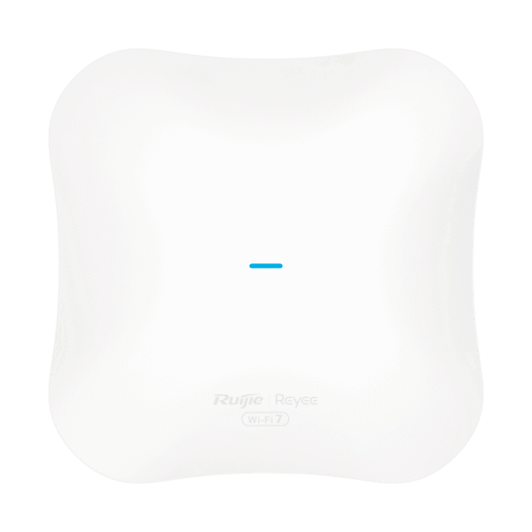 RGRAP72PRO-FRENTE-l Punto de Acceso Mesh Wi-Fi 7 Doble Banda MLO hasta 512 Usuarios, ancho de banda de hasta 5 Gbps , interior con puerto 2.5G, 802.11 BE19000 MU-MIMO 5X5