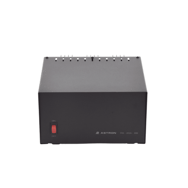 Fuente de poder Astron| Salidas 13.8Vcd, 20A | Lineal Regulada con Circuito Cargador de Baterías.