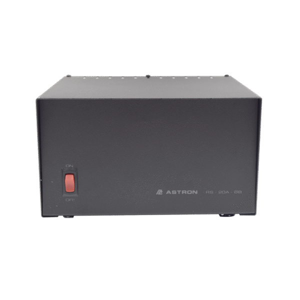 Fuente de poder Astron| Salidas 13.8Vcd, 20A | Lineal Regulada con Circuito Cargador de Baterías.