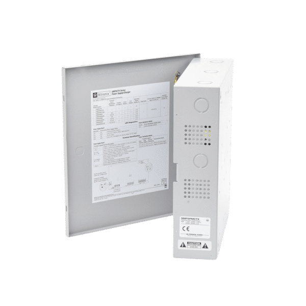 SMP5PMCTX-AD-3-l Fuente de poder de 12/24 VCD, 4 A. Ideal para aplicaciones de intrusión / Acceso / CCTV / Fuente Supervisada / Con capacidad de baterías de respaldo / Requieren baterías