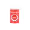 SS2009EMES-AD-3-l Botón de Emergencia en Español, Color Rojo, Acción Mantenida, Girar para Restablecer y LED Multicolor