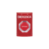 SS2009EMES-l Botón de Emergencia en Español, Color Rojo, Acción Mantenida, Girar para Restablecer y LED Multicolor