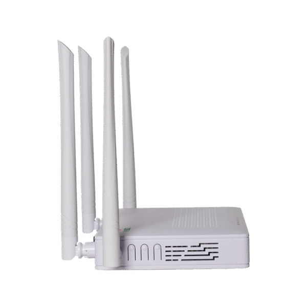 V2804DAC-LAT-DER-l ONU Dual xPON G/EPON con Wi-Fi AC + 4 puertos Gigabit + 1 Puerto SC/UPC, Hasta 1200 Mbps