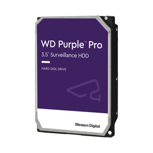 WD102PURP-l Disco Duro Purple Pro de 12 TB / 7200 RPM / Optimizado para Soluciones de Videovigilancia con Analiticos (Meta Data) / Uso 24-7 / 5 Años de Garantia
