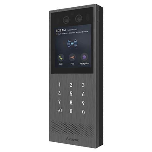 X912S-l Videoportero IP Multiapartamento / SIP / PoE / Administración en la Nube / Acceso por Rostro, Tarjeta, PIN, BLE y Código QR / IK10 e IP65 / Compatible con App SmartPlus