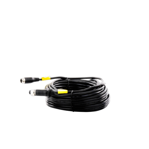 Cable Extensor de Vídeo y Audio de 14 Metros / Conector Tipo Aviación / Compatible con Cámara TURBO Móvil HIKVISION