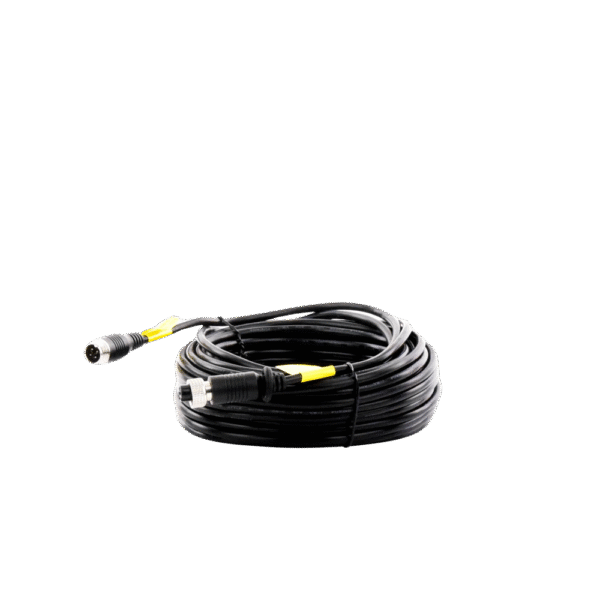 Cable Extensor de Vídeo y Audio de 14 Metros / Conector Tipo Aviación / Compatible con Cámara TURBO Móvil HIKVISION