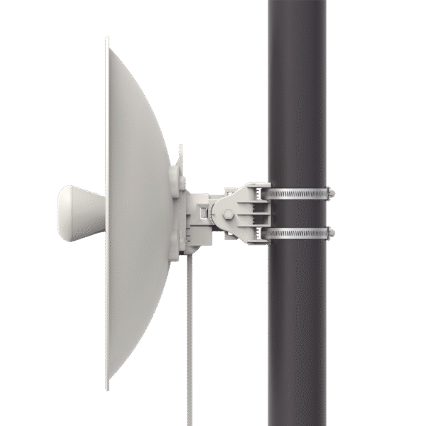 ePMP Force 200L para zonas con alta interferencia, hasta 200 Mbps, 4910 - 5970 MHz, 802.11n, Antena de 25 dBi, latencia baja
