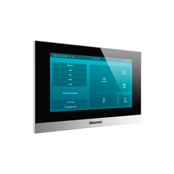 Monitor Interior 7" / POE / Entrada de alarma 8