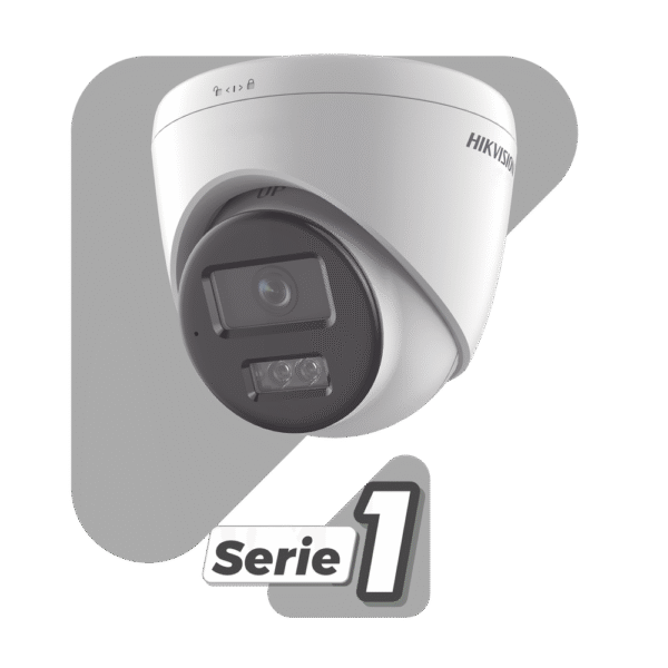 TURRET IP 6 MP / LENTE 2.8 MM / 30 MTS IR / 20 MTS LUZ BLANCA / IP67 / H.265+ / POE / MIC INTEGRADO / MICRO SD