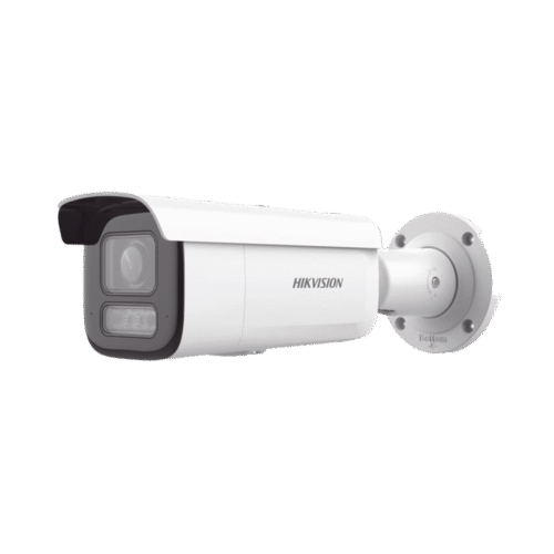 Bala IP 8 Megapixel (4K)/ Lente Mot. 2.8 a 12 mm / 60 mts IR EXIR /Exterior IP67 / IK10 / WDR 120 dB / PoE / ACUSENSE (Evita Falsas Alarmas) / Entrada y Salida de Audio y Alarmas / MicroSD / ONVIF
