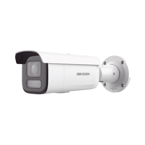 Bala IP 8 Megapixel (4K)/ Lente Mot. 2.8 a 12 mm / 60 mts IR EXIR /Exterior IP67 / IK10 / WDR 120 dB / PoE / ACUSENSE (Evita Falsas Alarmas) / Entrada y Salida de Audio y Alarmas / MicroSD / ONVIF