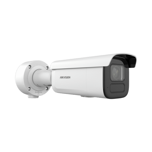 Bala IP 4 Megapixel / Lente Mot. 2.7 a 13.5 mm / 60 mts IR EXIR / Exterior IP67 / IK10 / WDR 120 dB / PoE + / AcuSense / Videoanaliticos Integrados / MicroSD
