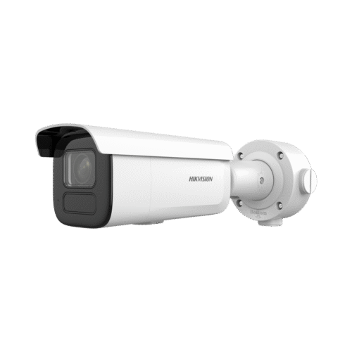 Bala IP 4 Megapixel / Lente Mot. 2.7 a 13.5 mm / 60 mts IR EXIR / Exterior IP67 / IK10 / WDR 120 dB / PoE + / AcuSense / Videoanaliticos Integrados / MicroSD