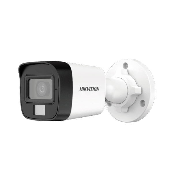 Bala TurboHD 2 Megapíxeles Híbrida B/N - Color VU / IR 25 MTS / Lente 2.8 mm / Luz Blanca 20 mts / Exterior IP67 / Microfono Interconstruido / dWDR