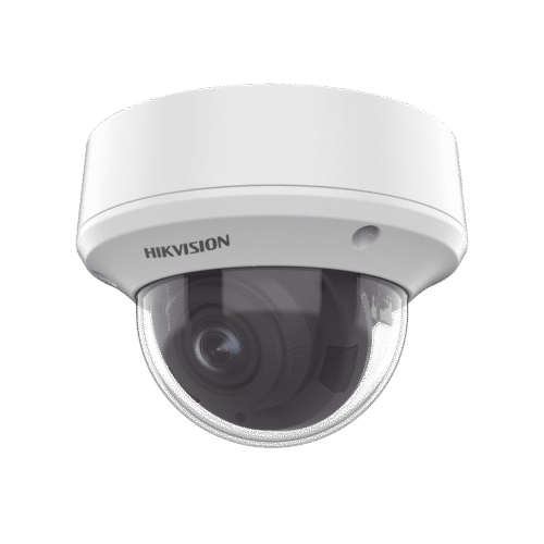Domo TURBOHD 5 Megapixel / Lente Motorizado 2.7 - 13.5 mm / IR EXIR 40 mts / TVI-AHD-CVI-CVBS / IK10 / IP67 / dWDR / 12 VCD / 24 VCA